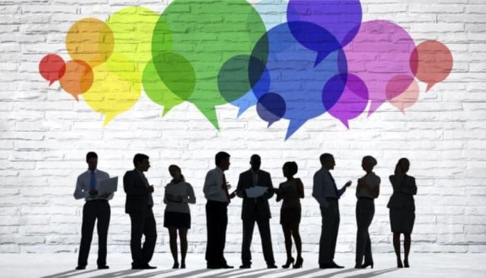 Dunbar's view on the circle of communication